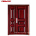 TPS-016sm Cheap Steel Flat Exterior Front Safety Door Design